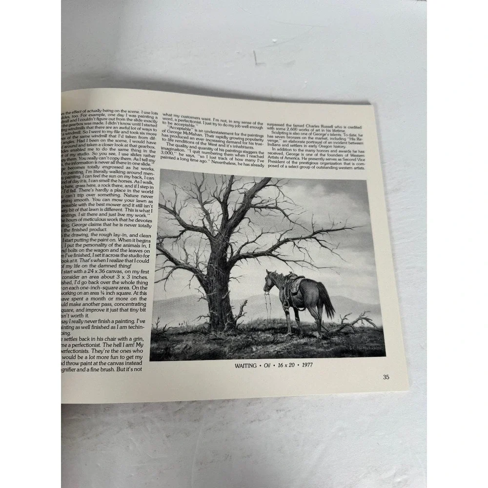 G.E. McMahan The Man & His Art 1980 Zelda Shulley Illustrated Klamath Pioneer